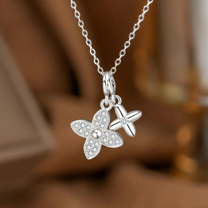 Wholesale New four-leaf flower necklace for women choker necklace