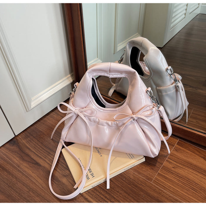 Wholesale Vintage pleated new fashionable versatile single shoulder handbag with large capacity commuting tote bag