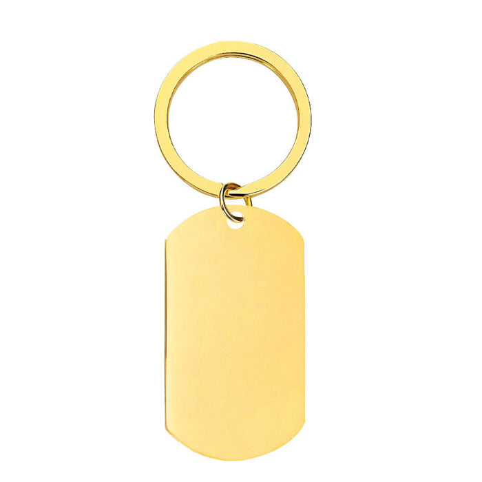 Wholesale Stainless steel keychain customized military brand metal bookmark