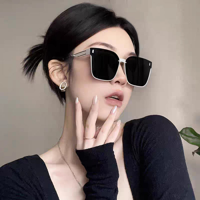 Wholesale New high-end sunscreen UV sunglasses slimming glasses sunglasses