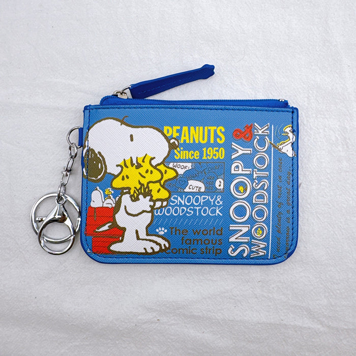 Wholesale Student Cartoon Leather Wallet with Keychain