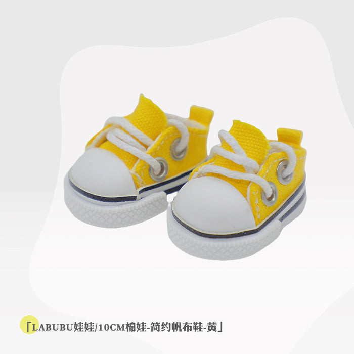Wholesale 20cm Cotton Doll Shoes Simple Sports Canvas Shoes Doll Doll Shoes  Accessories Cotton Doll Shoes