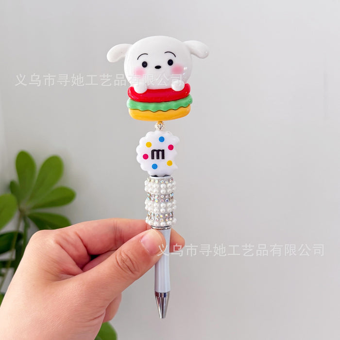 Wholesale Beaded Cartoon Rotating Ballpoint Pen