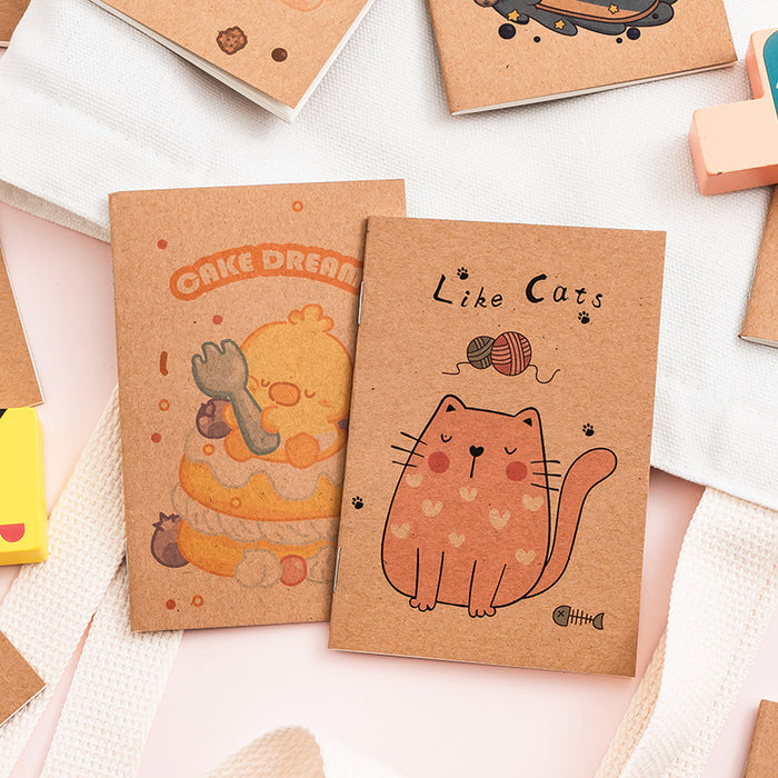Wholesale Cute Cartoon Notebook Pocket Diary Portable Notepad with Assorted Cover Designs for Daily Use or Gift Giving
