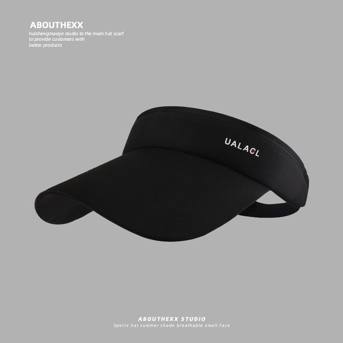 Wholesale Sunshade hat for men, empty top hat, fishing, UV protection, outdoor sports, ice silk sun hat