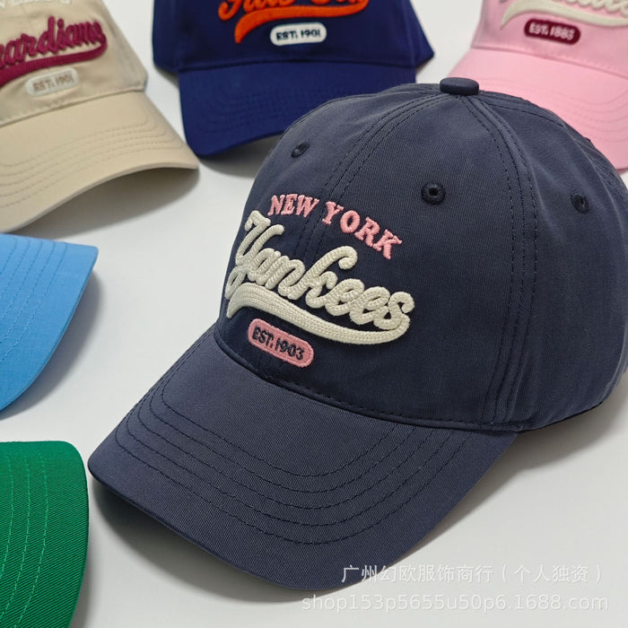 Wholesale Embroidered baseball sunshade hat with letters