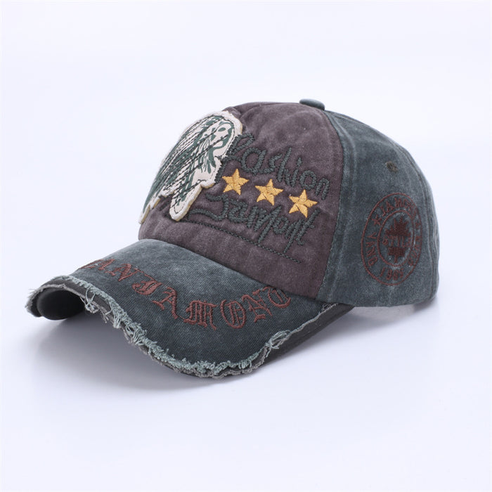 Wholesale Sunshade hat, casual letter baseball cap, used outdoor duckbill cap, spring and autumn