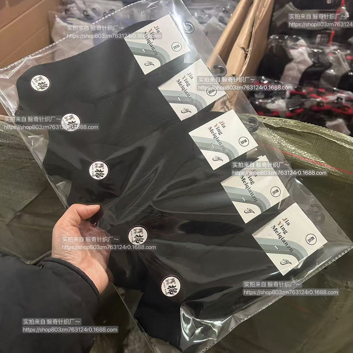 Wholesale Double needle combed cotton socks, short socks, sweat absorbing, breathable, sports short tube socks, thin, low cut