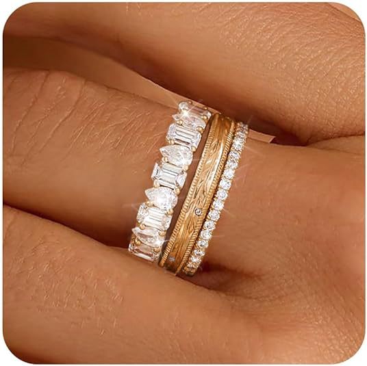 Wholesale Zircon geometric ring, niche, high-end, light luxury, fashionable, unique, elegant, exquisite, versatile, open index finger ring