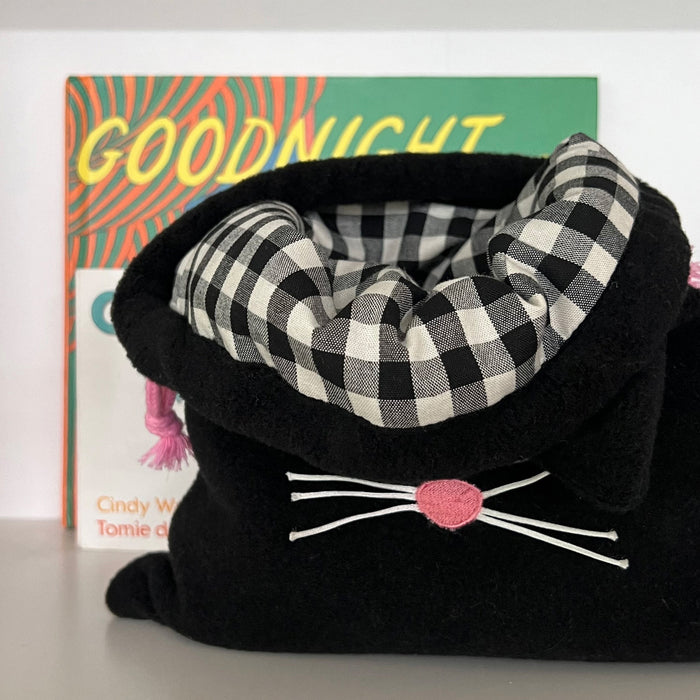 Wholesale Cat Embroidered Drawstring Bag Travel Portable Bag Storage Bag