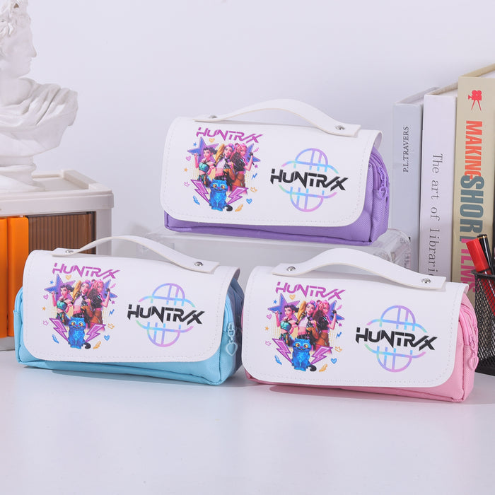 Wholesale KPOP Anime Large Capacity Pencil Case