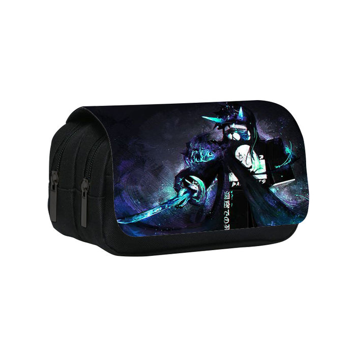 Wholesale Printing Double Layer Pencil Bag Cartoon Storage Bag