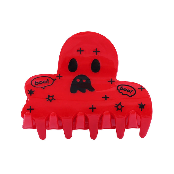 Wholesale  Cartoon Ghost Acrylic Hair Claw Clip Trendy Party Hair Accessory Cute Gift For Girls