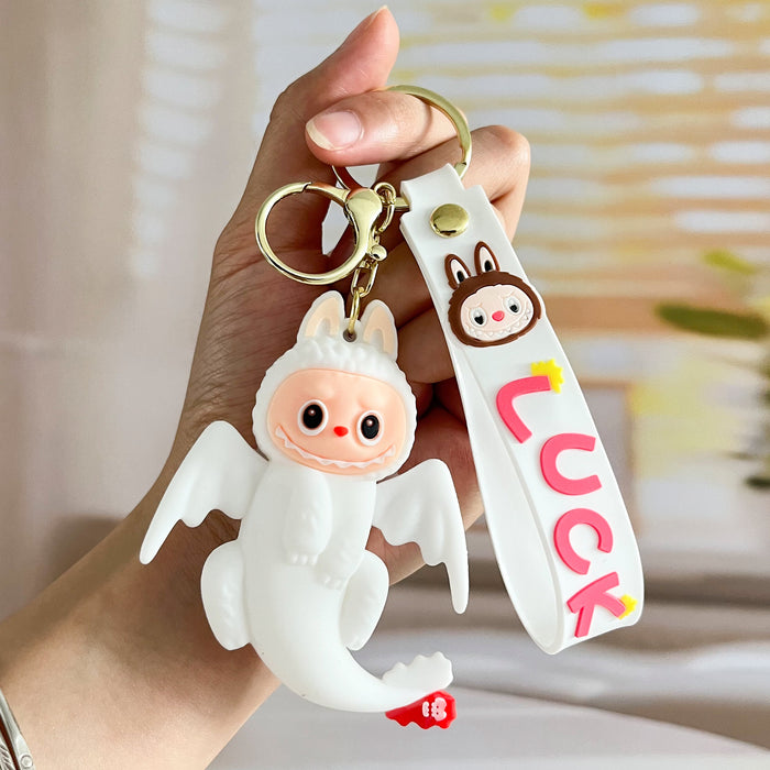 Wholesale  Keychain Little Sheep Cute Cartoon Soft Plastic Sheep Doll Pendant