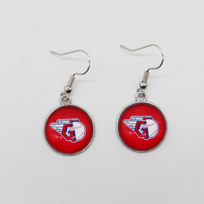 Wholesale Baseball Team Football Team Earrings Pendant Moonlight Gemstone Pendant Sports Earrings