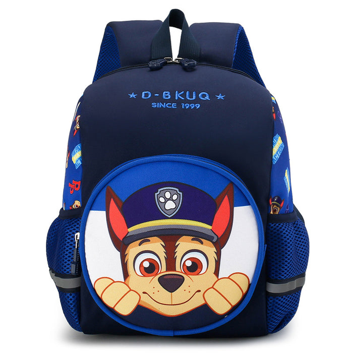 Wholesale Large Capacity 3-6 Years Old Children's Backpack Double Shoulder School Bag Lightweight Kids Bookbag Dog Team Student Bag