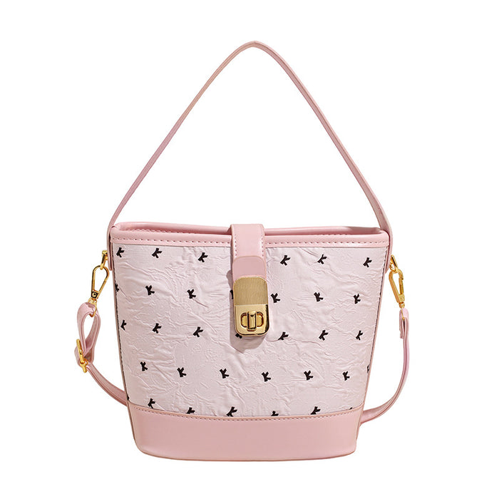 Wholesale New Fashion Handheld Bucket Bag Versatile Single Shoulder Bag Casual Crossbody Bag