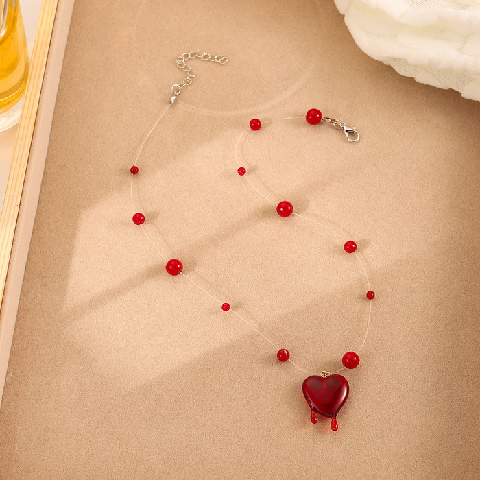 Wholesale Fashionable new exaggerated personality love necklace accessories