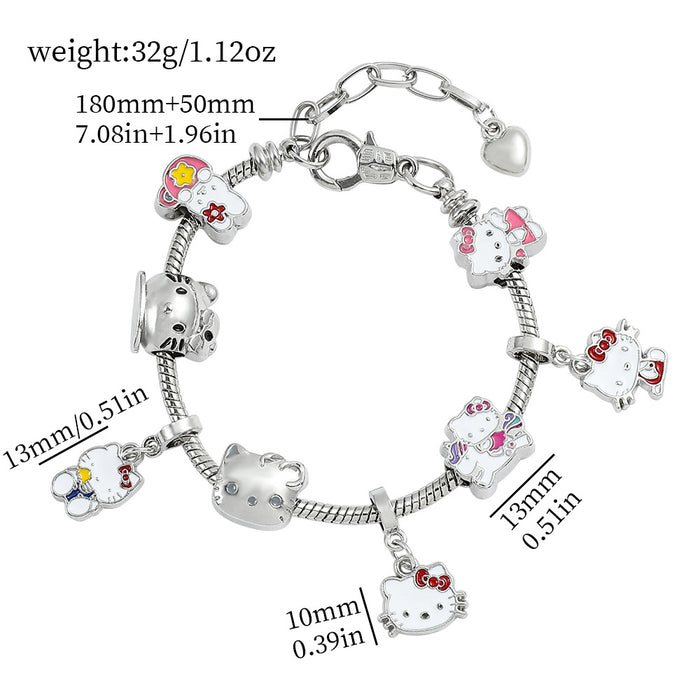 Wholesale Anime Bracelet Diy Beaded Loose Bead Bracelet JDC-BT-ZhuoS012