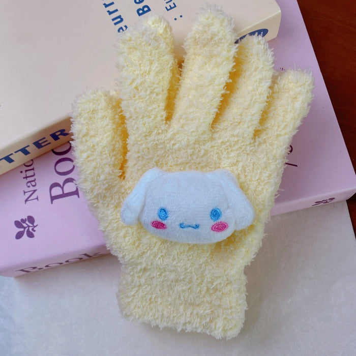 Wholesale Animation Cute Cartoon Pink Plush Gloves