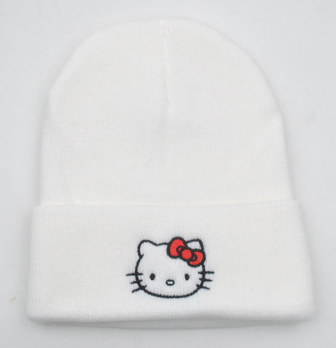 Wholesale Cartoon Embroidery Knitted Beanie JDC-FH-PeiN026