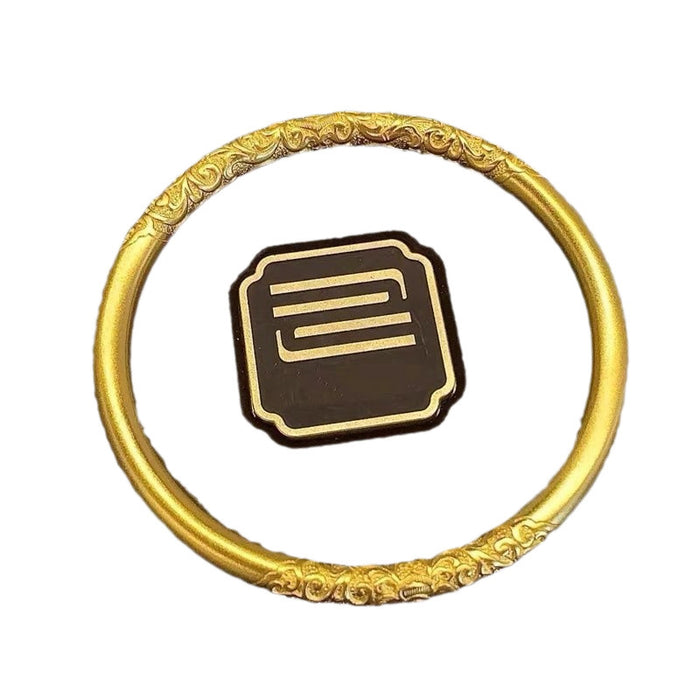 Wholesale Frosted Bracelet in Gold, Exquisite Solid Solid Solid Circle Handmade