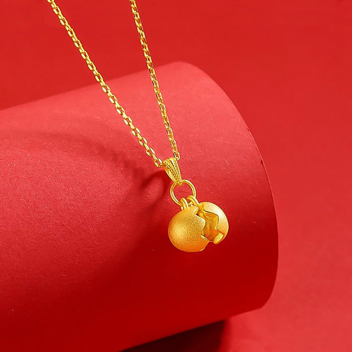 Wholesale Zircon necklace new niche design titanium steel non fading collarbone chain