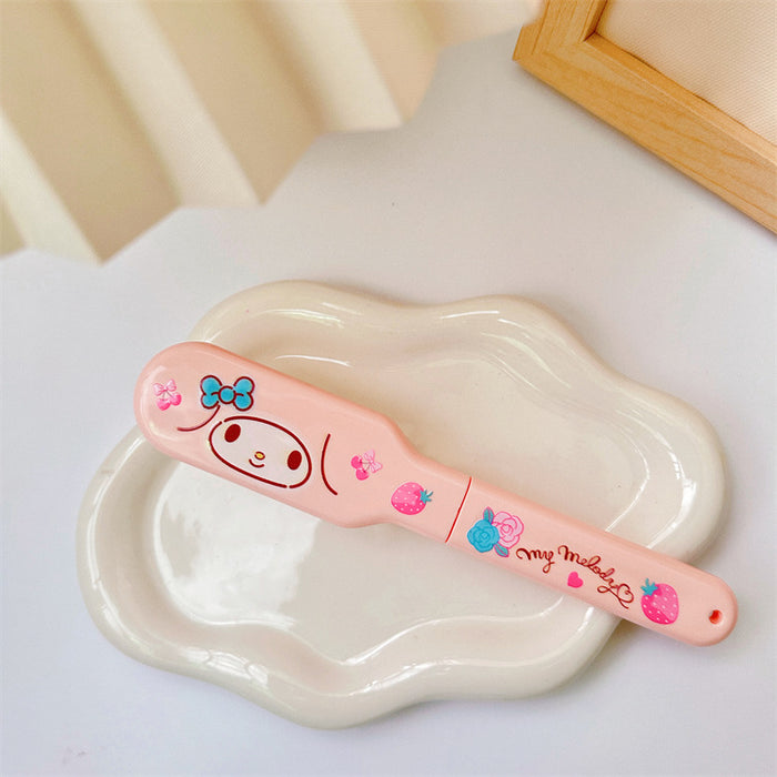 Wholesale cute  comb portable portable hair comb ugly fish bangs comb travel mini massage comb