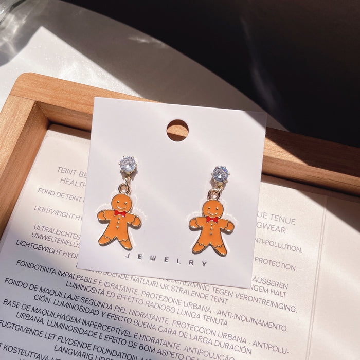 Wholesale Christmas Cute Cartoon Earrings
