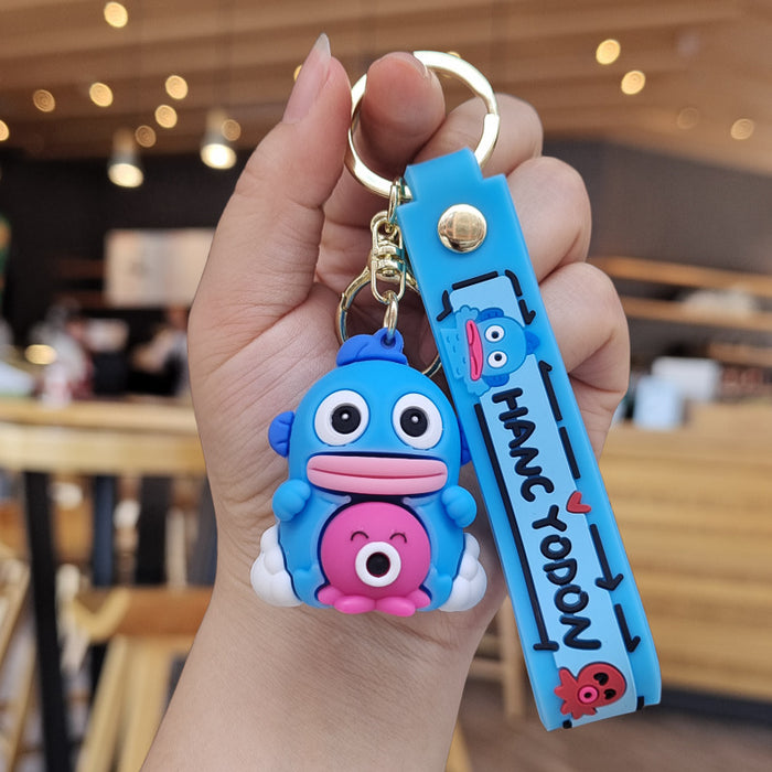 Wholesale Cartoon Silicone Doll Keychain JDC-KC-ZhuoRan029