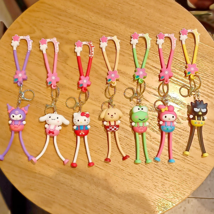 Wholesale Cute 3D Doll Silicone Keychain JDC-KC-MingT139