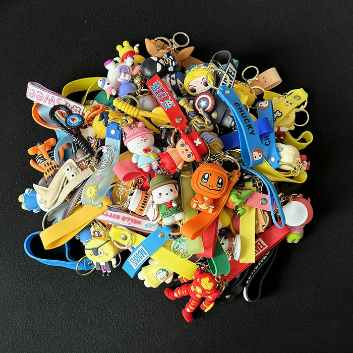 Wholesale Cartoon Silicone Doll Keychain JDC-KC-HaoXi022