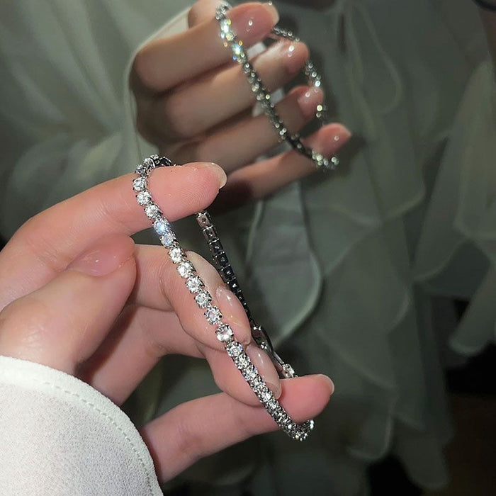 Wholesale Beimu Ling Snake shaped Snake Bone Bracelet Sparkling Diamond Texture Bracelet Zircon Light Luxury Open Silver Adjustable Bracelet