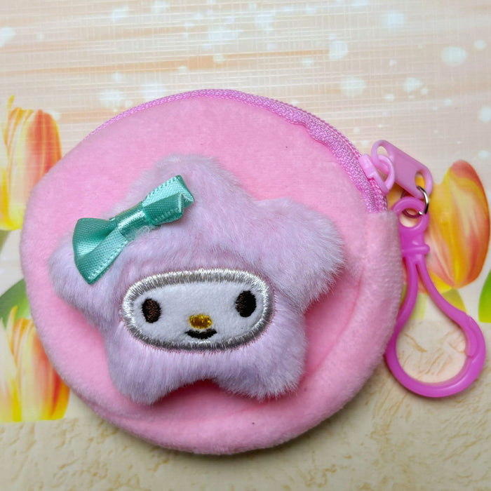 Wholesale coin purse cartoon cute doll square small wallet coin headset storage bag