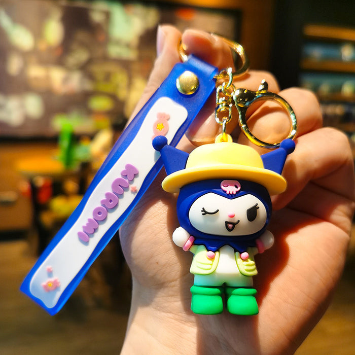 Wholesale Cartoon Doll Silicone Keychain JDC-KC-Tingm221