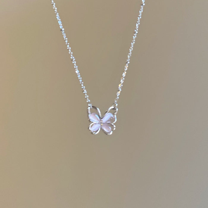 Wholesale Butterfly necklace niche design collarbone chain temperament accessory