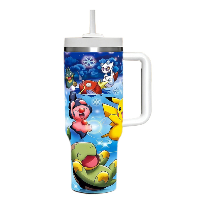 Wholesale 40oz cartoon Car Cup Insulated Cup Straw ice bullies cup