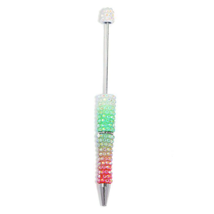 Wholesale New full diamond bead pen fashionable high value gradient bead pen DIY creative handmade diamond bead pen