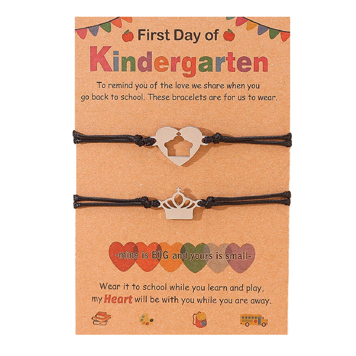 Wholesale Hand rope creative stainless steel hand woven bracelet