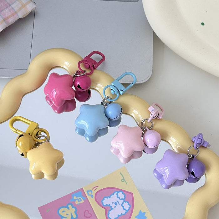 Wholesale Keychain fun and cute candy five-pointed star pendant