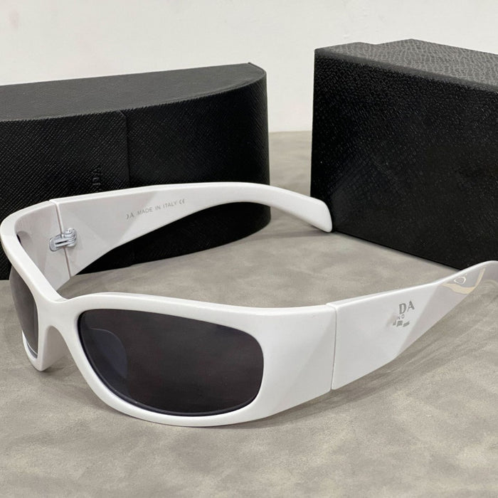 Wholesale  curved glasses women's anti-ultraviolet sunglasses sunglasses men's round face trend