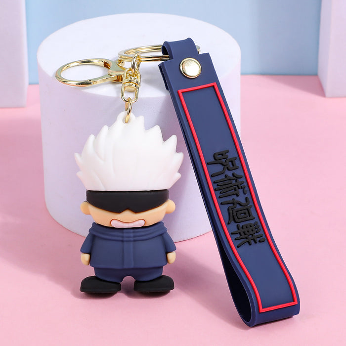 Wholesale pvc Doll Silicone Keychain Cute Keychain