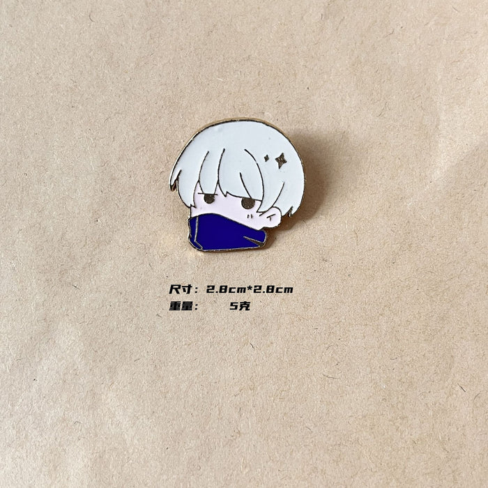 Wholesale Brooch, male and female student backpack, medal accessories, cute metal badge