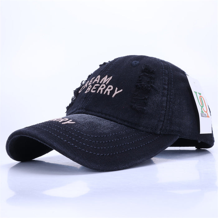 Wholesale Baseball cap with holes, tie dye sunshade cap, Volkswagen duckbill cap