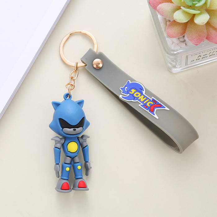 Wholesale Cute Cartoon Soft Rubber Doll Keychain JDC-KC-BoYue004