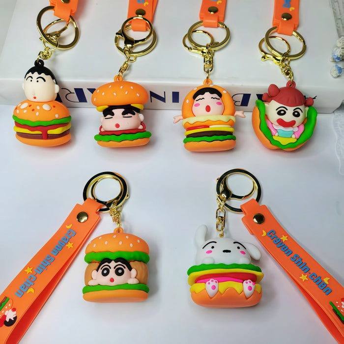 Wholesale Metal Keychain Cartoon Car Key Accessory Bag Charm MOQ≥2