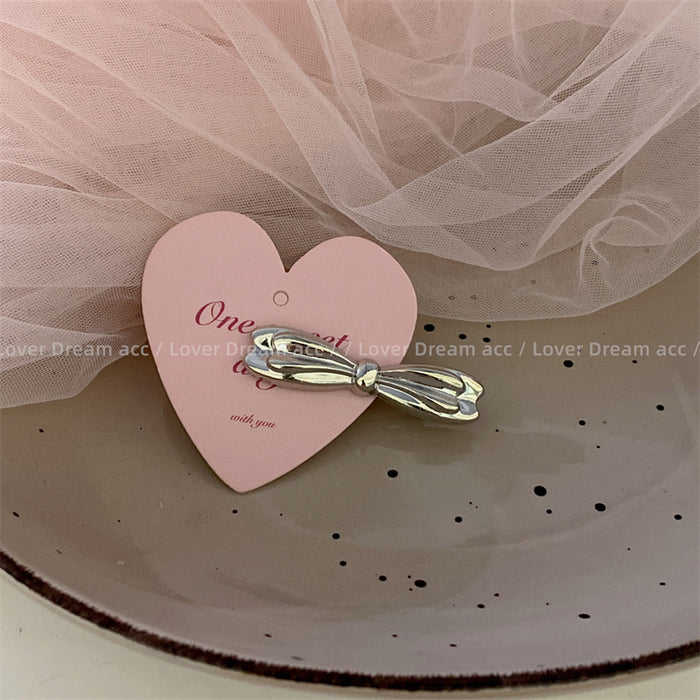Wholesale New bow metal hair clip with cute side bangs and hair accessories