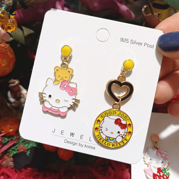 Wholesale Cartoon Alloy Cute and Funny Earrings JDC-ES-Xingj054