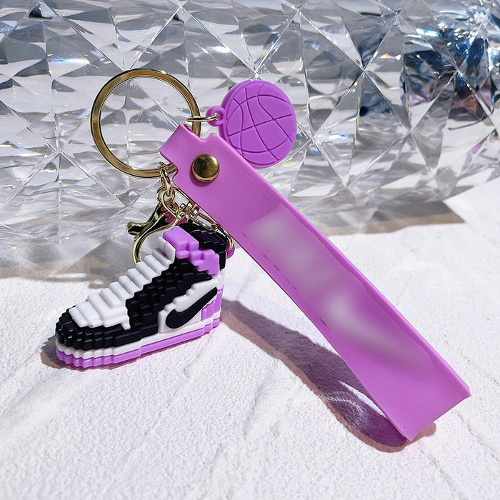 Wholesale Cartoon Shoes Silicone Doll Keychain JDC-KC-QiChao011