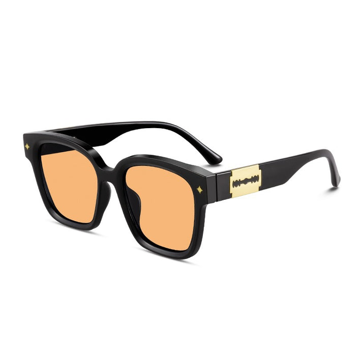 Wholesale Sunglasses Large Frame Square Brown Sunglasses Sunscreen Fashion Blade Sunglasses